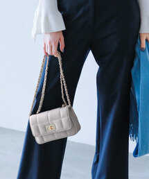 【MILOS/ミロス】別注スクエアキルトショルダーBAG