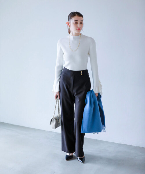 La TOTALITE(ラトータリテ)の「【MILOS/ミロス】別注スクエアキルトショルダーBAG(ショルダーバッグ・レディース・ブラック/シルバー/チャコールグレー/ピンク・FREE)」の8枚目の写真