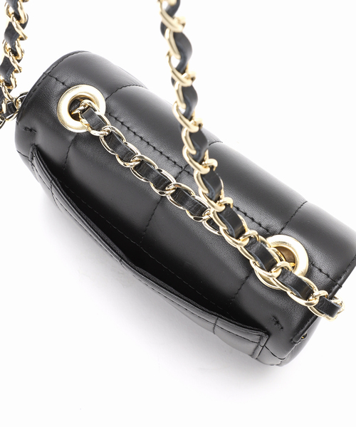 La TOTALITE(ラトータリテ)の「【MILOS/ミロス】別注スクエアキルトショルダーBAG(ショルダーバッグ・レディース・ブラック/シルバー/チャコールグレー/ピンク・FREE)」の22枚目の写真
