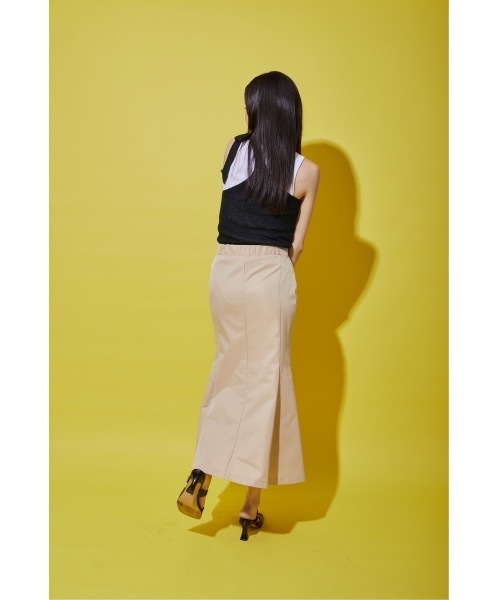 DRWCYS（ドロシーズ）の「トレンチディティールマーメイドスカート（スカート・レディース・ブラック/ベージュ・FREE）」の16枚目の写真