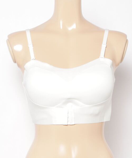 Miniministore（ミニミニストア）の「【新サイズ追加】ストラップレスブラ シームレス 盛りブラ（ブラジャー・レディース・ホワイト/ブラック/ピンクベージュ・S/M/L/XL/2XL）」の5枚目の写真