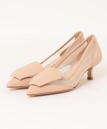 【FABIO RUSCONI】ポインテッドトウチュールパンプス(F1005R)