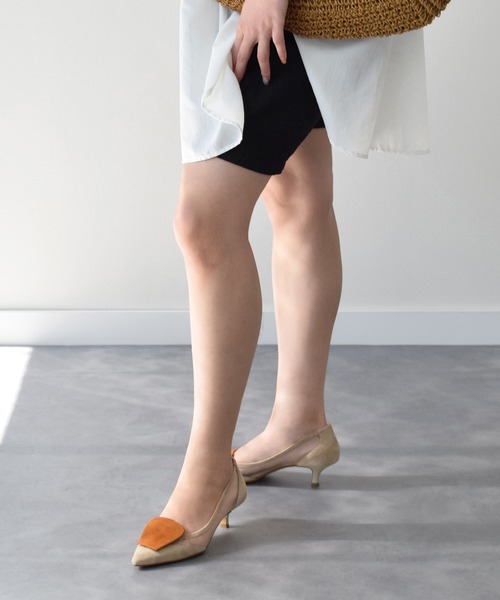 FABIO RUSCONI（ファビオルスコーニ）の「【FABIO RUSCONI】ポインテッドトウチュールパンプス(F1005R)（パンプス・レディース・ブラック/ベージュ/ベージュ系その他/ブラウン・35/36/37/38/39/40）」の8枚目の写真