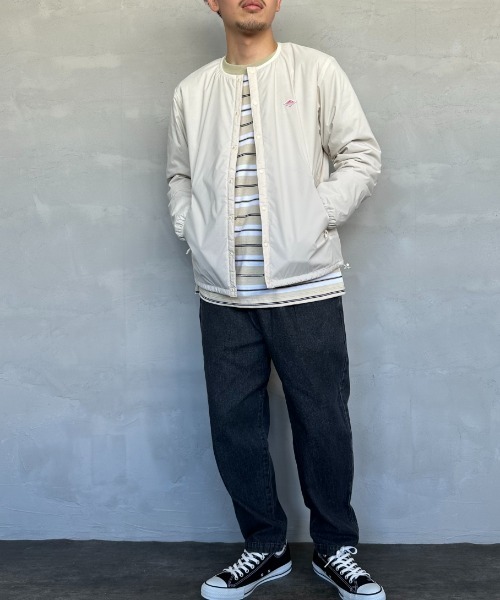 DANTON（ダントン）の「[DANTON/ダントン] ナイロンタフタ インサレーションジャケット（ブルゾン・レディース・ブラック/ライトブルー/アイボリー・M/L/XL）」の15枚目の写真