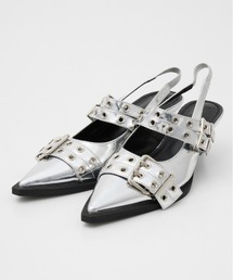 SLY | POINTED TOE BELTED SANDAL ポインテッド ベルテッド サンダル(サンダル)