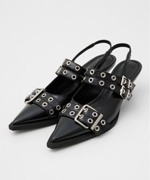 SLY | 【2024SS新作】POINTED TOE BELTED SANDAL ポインテッド ベルテッド サンダル(サンダル)