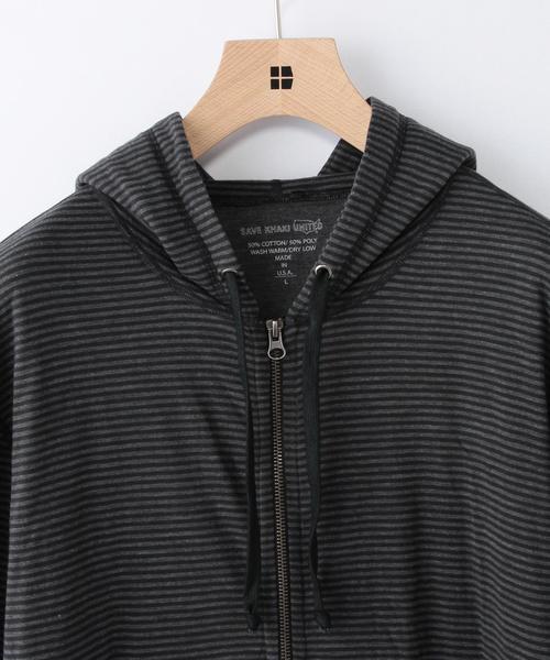 SHIPS（シップス）の「SAVE KHAKI: ポインテル ジップフードパーカー（パーカー・メンズ・チャコールグレー・MEDIUM/SMALL/LARGE）」の3枚目の写真