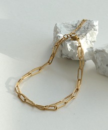 Three Four Time | ダブルチェーンステンレスブレスレット(ブレスレット)