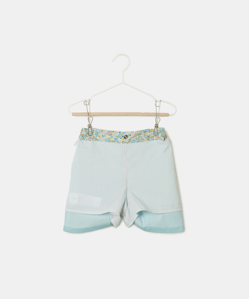 ROPE' PICNIC（ロペピクニック）の「【KIDS】フロントボタンインパンツ付きスカート（スカート・キッズ・ダークラベンダー/ライトグリーン・110/120/130/140/150）」の3枚目の写真