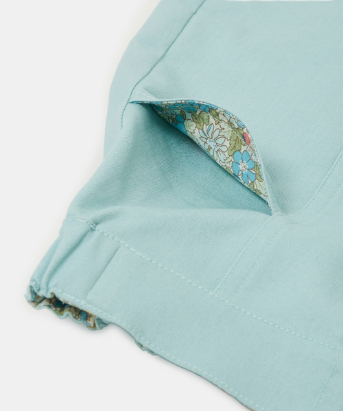 ROPE' PICNIC（ロペピクニック）の「【KIDS】フロントボタンインパンツ付きスカート（スカート・キッズ・ダークラベンダー/ライトグリーン・110/120/130/140/150）」の14枚目の写真