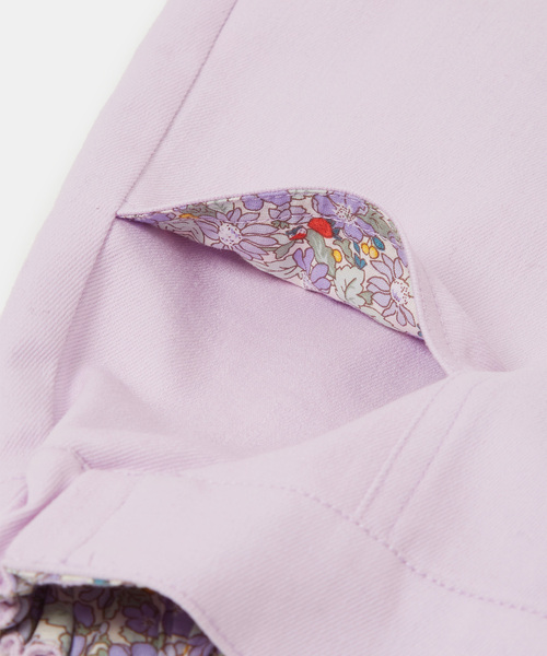 ROPE' PICNIC（ロペピクニック）の「【KIDS】フロントボタンインパンツ付きスカート（スカート・キッズ・ダークラベンダー/ライトグリーン・110/120/130/140/150）」の13枚目の写真