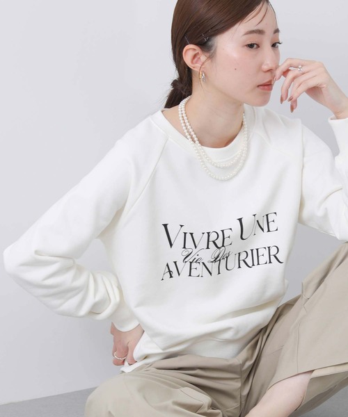 Gready Brilliant（グレディブリリアン）の「裏毛ＶＩＶＲＥロゴプルオーバー（Tシャツ/カットソー・レディース・オフホワイト/ベージュ・38）」の14枚目の写真