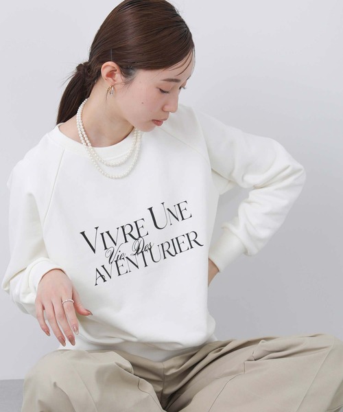 Gready Brilliant（グレディブリリアン）の「裏毛ＶＩＶＲＥロゴプルオーバー（Tシャツ/カットソー・レディース・オフホワイト/ベージュ・38）」の15枚目の写真