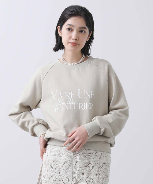 Gready Brilliant（グレディブリリアン）の「裏毛ＶＩＶＲＥロゴプルオーバー（Tシャツ/カットソー・レディース・オフホワイト/ベージュ・38）」の20枚目の写真