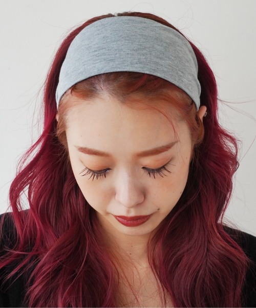 Port(ポート)の「海外ガール風 ベーシック ヘアバンド_(その他ヘアアクセサリー・レディース・ブラック/グレー/ホワイト・FREE)」の3枚目の写真