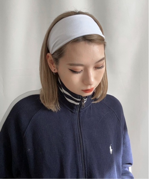 Port(ポート)の「海外ガール風 ベーシック ヘアバンド_(その他ヘアアクセサリー・レディース・ブラック/グレー/ホワイト・FREE)」の1枚目の写真
