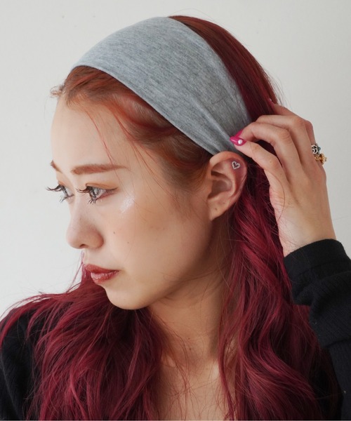Port(ポート)の「海外ガール風 ベーシック ヘアバンド_(その他ヘアアクセサリー・レディース・ブラック/グレー/ホワイト・FREE)」の13枚目の写真