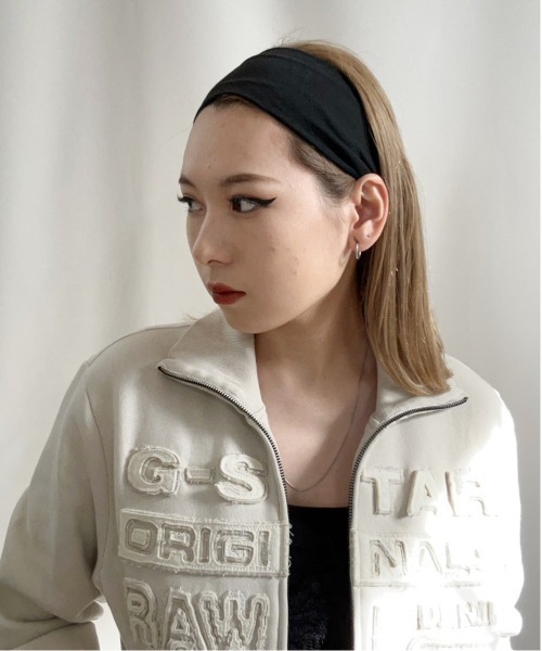 Port(ポート)の「海外ガール風 ベーシック ヘアバンド_(その他ヘアアクセサリー・レディース・ブラック/グレー/ホワイト・FREE)」の8枚目の写真