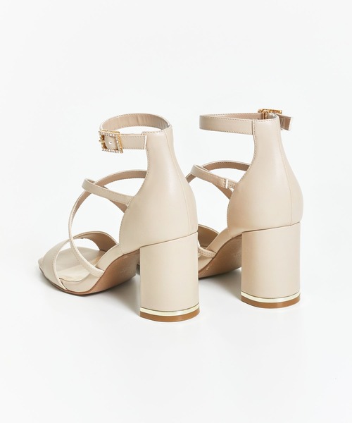 NOELA（ノエラ）の「クロスデザインサンダル（サンダル・レディース・ブラック/ベージュ/オフホワイト・S/M/L）」の15枚目の写真