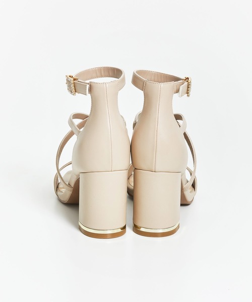 NOELA（ノエラ）の「クロスデザインサンダル（サンダル・レディース・ブラック/ベージュ/オフホワイト・S/M/L）」の16枚目の写真