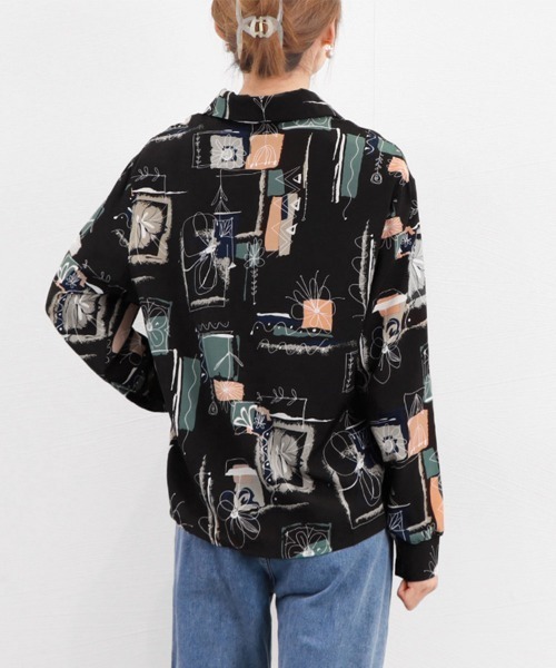 Miniministore(ミニミニストア)の「とろみ ブラウスシャツ ゆったり 長袖(シャツ/ブラウス・レディース・ホワイト/ブラック・M/XL/L)」の18枚目の写真