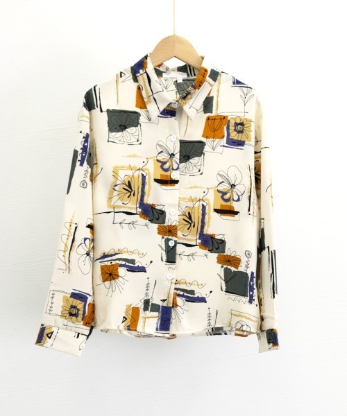 Miniministore(ミニミニストア)の「とろみ ブラウスシャツ ゆったり 長袖(シャツ/ブラウス・レディース・ホワイト/ブラック・M/XL/L)」の19枚目の写真