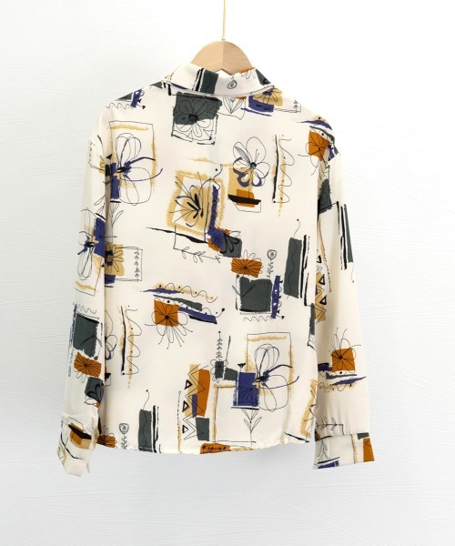 Miniministore(ミニミニストア)の「とろみ ブラウスシャツ ゆったり 長袖(シャツ/ブラウス・レディース・ホワイト/ブラック・M/XL/L)」の20枚目の写真