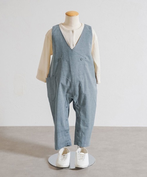 【セール】【Hommage de NAOMI ITO】サロペット 70-80cm・80-90cm・90-100cm（サロペット/オーバーオール）｜NAOMI ITO（ナオミイトウ）