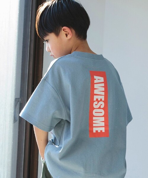 DRC branshes(ディーアールシーブランシェス)の「【WEB限定/DRC/お肌に嬉しい綿100%】アソートグラフィック半袖BIGTシャツ(Tシャツ/カットソー・キッズ・オフホワイト/その他4/チャコールグレー/ブルー/エメラルド/ブルーグレー/ブラック/オレンジ/その他5/その他3/その他1/その他2/ブラウン/ライム/グリーン/レッド・130/150/160/110/120/100/140/90)」の5枚目の写真