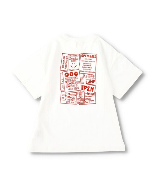 DRC branshes(ディーアールシーブランシェス)の「【WEB限定/DRC/お肌に嬉しい綿100%】アソートグラフィック半袖BIGTシャツ(Tシャツ/カットソー・キッズ・オフホワイト/その他4/チャコールグレー/ブルー/エメラルド/ブルーグレー/ブラック/オレンジ/その他5/その他3/その他1/その他2/ブラウン/ライム/グリーン/レッド・130/150/160/110/120/100/140/90)」の22枚目の写真