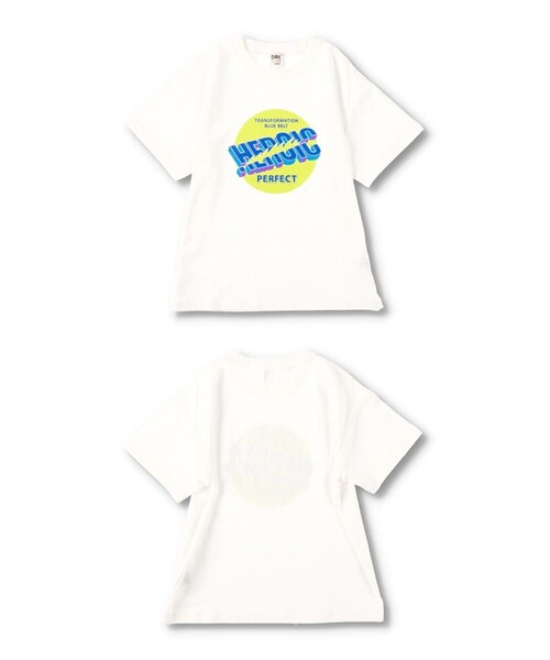 DRC branshes(ディーアールシーブランシェス)の「【WEB限定/DRC/お肌に嬉しい綿100%】アソートグラフィック半袖BIGTシャツ(Tシャツ/カットソー・キッズ・オフホワイト/その他4/チャコールグレー/ブルー/エメラルド/ブルーグレー/ブラック/オレンジ/その他5/その他3/その他1/その他2/ブラウン/ライム/グリーン/レッド・130/150/160/110/120/100/140/90)」の17枚目の写真
