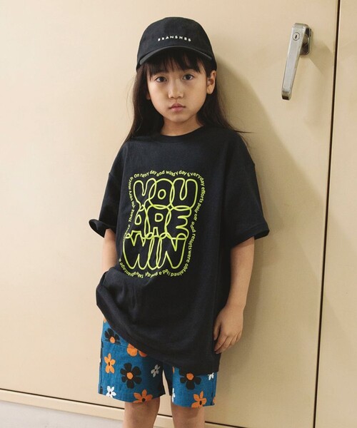 DRC branshes(ディーアールシーブランシェス)の「【WEB限定/DRC/お肌に嬉しい綿100%】アソートグラフィック半袖BIGTシャツ(Tシャツ/カットソー・キッズ・オフホワイト/その他4/チャコールグレー/ブルー/エメラルド/ブルーグレー/ブラック/オレンジ/その他5/その他3/その他1/その他2/ブラウン/ライム/グリーン/レッド・130/150/160/110/120/100/140/90)」の19枚目の写真