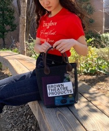THEATRE PRODUCTS | BROWNネームメッシュトート-S-(トートバッグ)