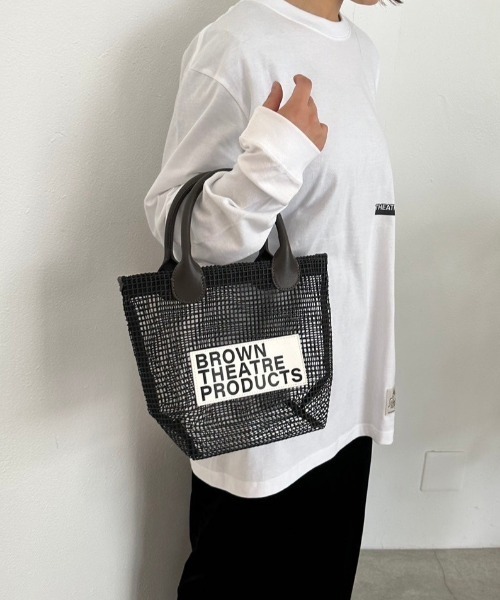BROWN THEATRE PRODUCTS メッシュバッグ BROWN THEATRE PRODUCTS/別注 メッシュフリルシューズバッグ
