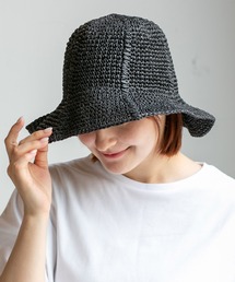 14+（イチヨンプラス）の「ペーパー細編みチューリップハット（ハット）」
