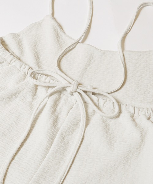 coca（coca）（コカ）の「ジャカードエンボスサロペット（サロペット/オーバーオール・レディース・ブラック/アイボリー・L/M）」の13枚目の写真