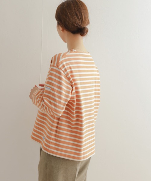 ORCIVAL（オーシバル）の「ORCIVAL　CREW NECK LONG-SLEEVE（Tシャツ/カットソー・レディース・ホワイト系その他/オレンジ系その他/グレー系その他・1）」の4枚目の写真