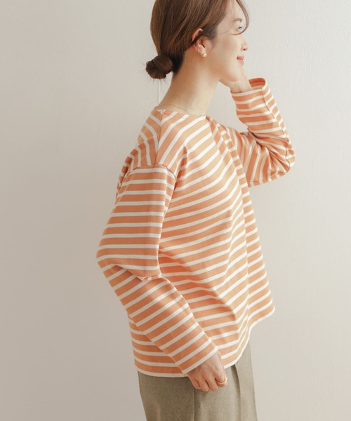 ORCIVAL（オーシバル）の「ORCIVAL　CREW NECK LONG-SLEEVE（Tシャツ/カットソー・レディース・ホワイト系その他/オレンジ系その他/グレー系その他・1）」の5枚目の写真