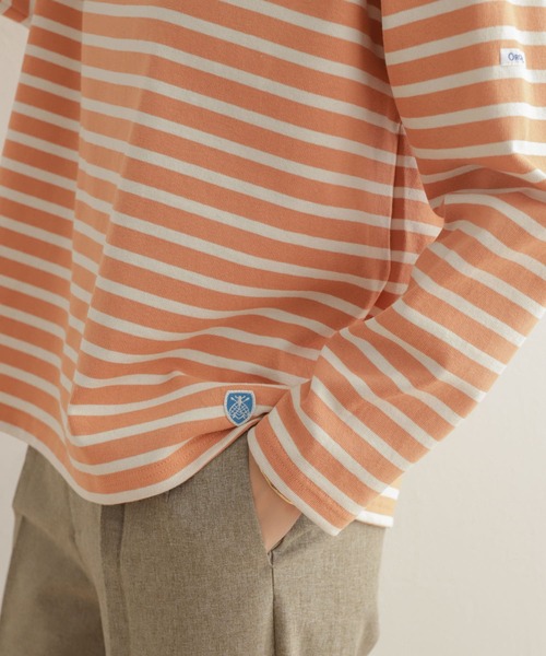 ORCIVAL（オーシバル）の「ORCIVAL　CREW NECK LONG-SLEEVE（Tシャツ/カットソー・レディース・ホワイト系その他/オレンジ系その他/グレー系その他・1）」の7枚目の写真