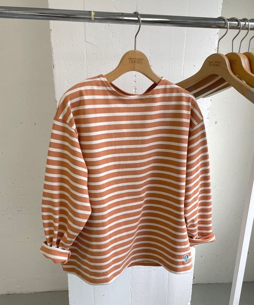 ORCIVAL（オーシバル）の「ORCIVAL　CREW NECK LONG-SLEEVE（Tシャツ/カットソー・レディース・ホワイト系その他/オレンジ系その他/グレー系その他・1）」の8枚目の写真