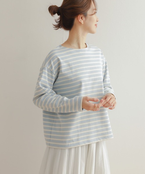 ORCIVAL（オーシバル）の「ORCIVAL　CREW NECK LONG-SLEEVE（Tシャツ/カットソー・レディース・ホワイト系その他/オレンジ系その他/グレー系その他・1）」の11枚目の写真