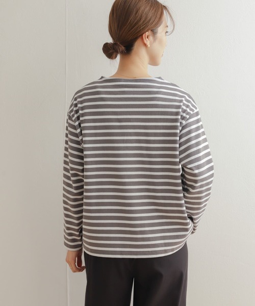 ORCIVAL（オーシバル）の「ORCIVAL　CREW NECK LONG-SLEEVE（Tシャツ/カットソー・レディース・ホワイト系その他/オレンジ系その他/グレー系その他・1）」の18枚目の写真