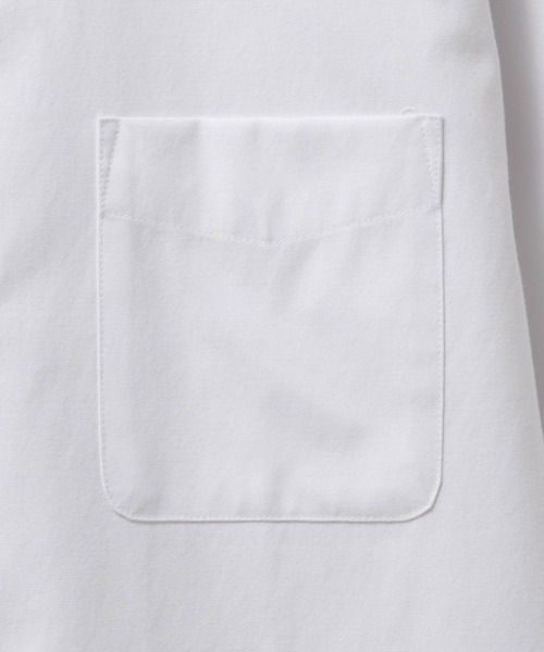 NAVY(ネイビー)の「NAVY オックスフォードベーシックシャツ(シャツ/ブラウス・メンズ・ホワイト×グレー/ホワイト×ブルー/ホワイト/グレー/サックスブルー・S/M/L/XL)」の7枚目の写真