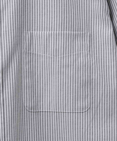 NAVY(ネイビー)の「NAVY オックスフォードベーシックシャツ(シャツ/ブラウス・メンズ・ホワイト×グレー/ホワイト×ブルー/ホワイト/グレー/サックスブルー・S/M/L/XL)」の15枚目の写真