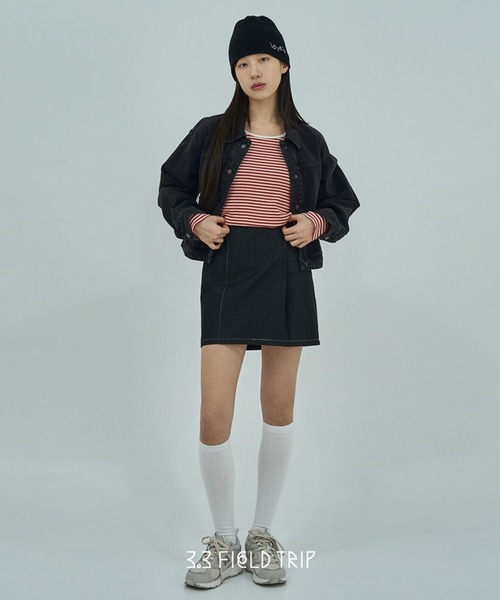 3.3 Field Trip (3.3フィールドトリップ)の「【UNISEX】3.3 Field Trip/LOVER ロゴビーニー 2115528(ニットキャップ/ビーニー・レディース・ブラック/ピンク/ブルー・FREE)」の13枚目の写真