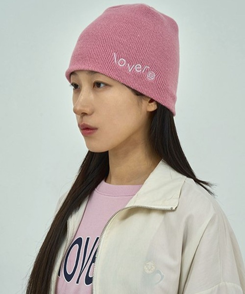 3.3 Field Trip (3.3フィールドトリップ)の「【UNISEX】3.3 Field Trip/LOVER ロゴビーニー 2115528(ニットキャップ/ビーニー・レディース・ブラック/ピンク/ブルー・FREE)」の7枚目の写真