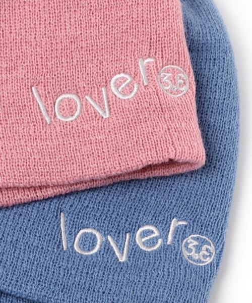 3.3 Field Trip (3.3フィールドトリップ)の「【UNISEX】3.3 Field Trip/LOVER ロゴビーニー 2115528(ニットキャップ/ビーニー・レディース・ブラック/ピンク/ブルー・FREE)」の17枚目の写真