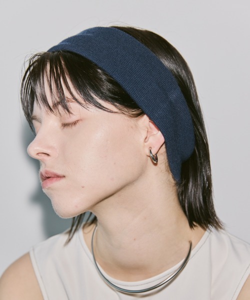 Aunt Marie's(アントマリーズ)の「ベーシックヘアターバン(ヘアバンド・レディース・ブラック/アイボリー/ネイビー/グレー・FREE)」の4枚目の写真