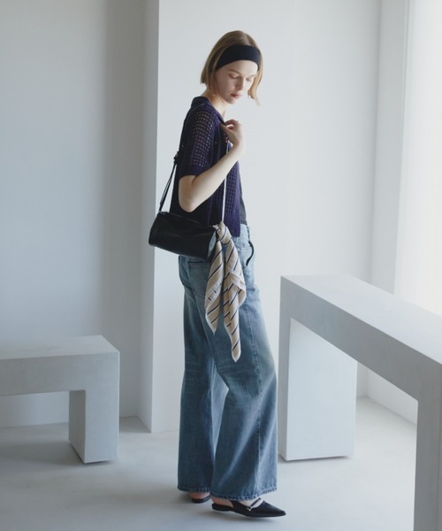 Aunt Marie's(アントマリーズ)の「ベーシックヘアターバン(ヘアバンド・レディース・ブラック/アイボリー/ネイビー/グレー・FREE)」の5枚目の写真