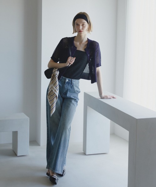 Aunt Marie's(アントマリーズ)の「ベーシックヘアターバン(ヘアバンド・レディース・ブラック/アイボリー/ネイビー/グレー・FREE)」の6枚目の写真